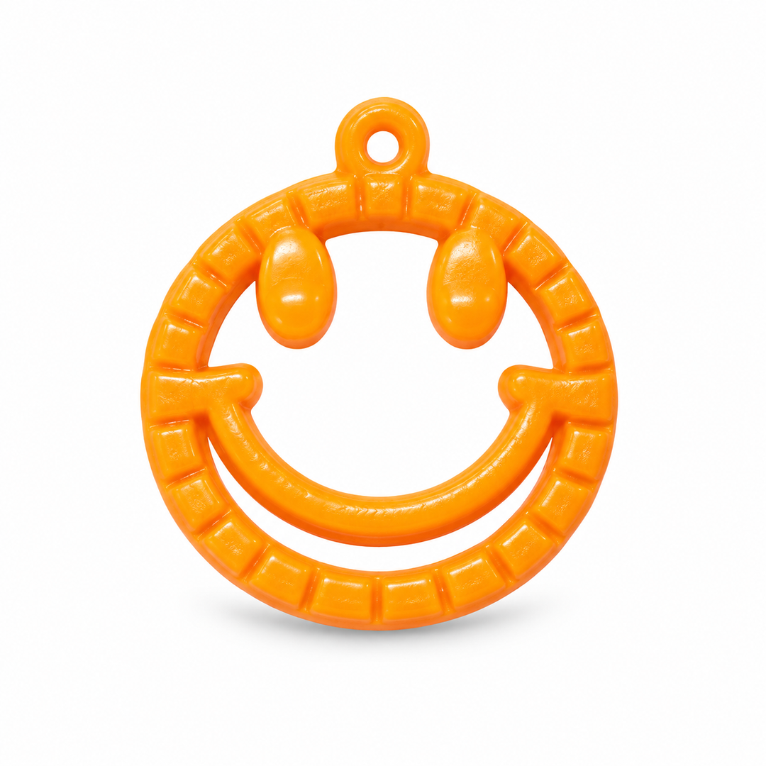 Colorful Happy Face Charm