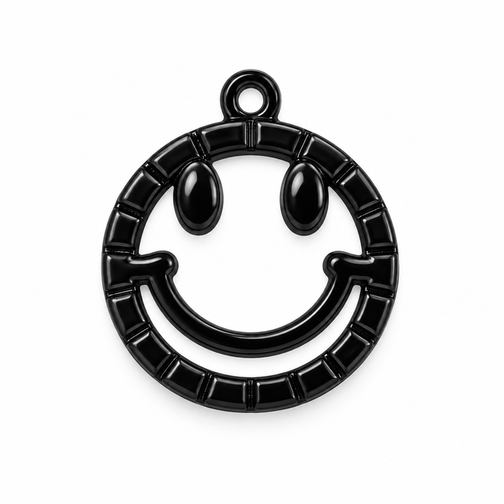 Colorful Happy Face Charm