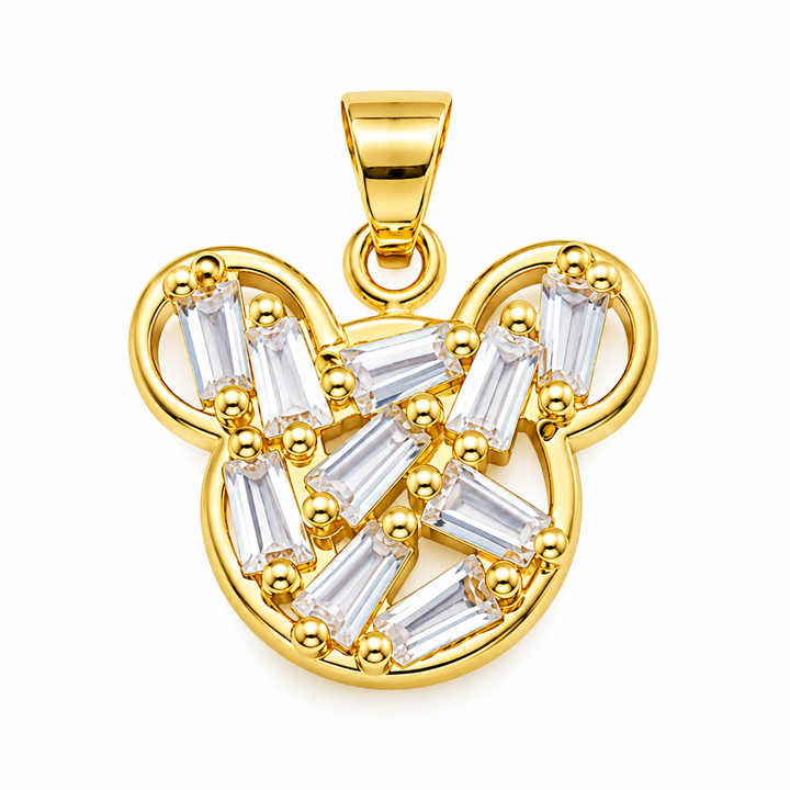 Mickey Crystal Charm