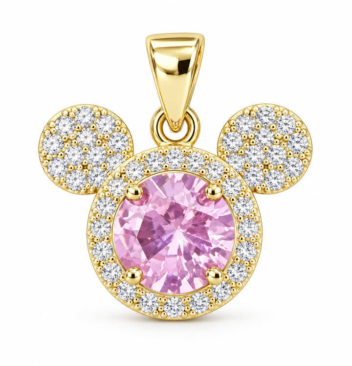 Mickey Crystal Charm