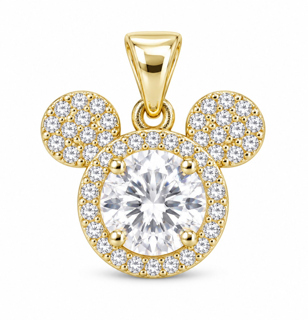 Mickey Crystal Charm
