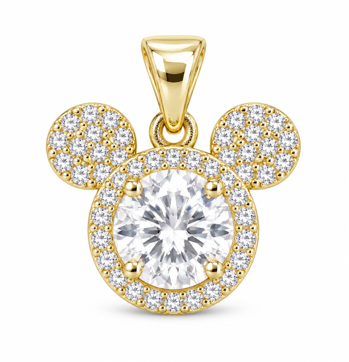 Mickey Crystal Charm