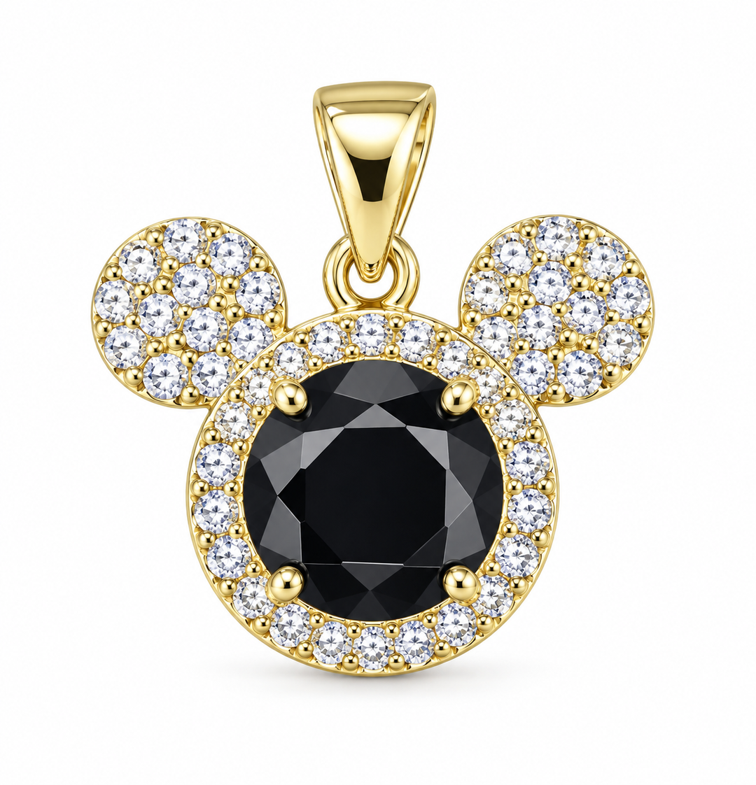 Mickey Crystal Charm