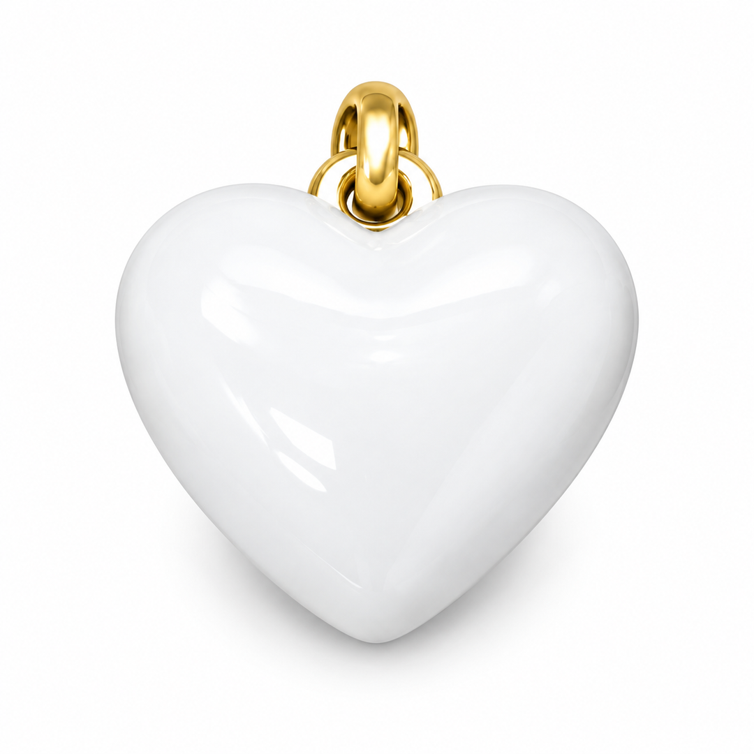 Enamel Heart Charm