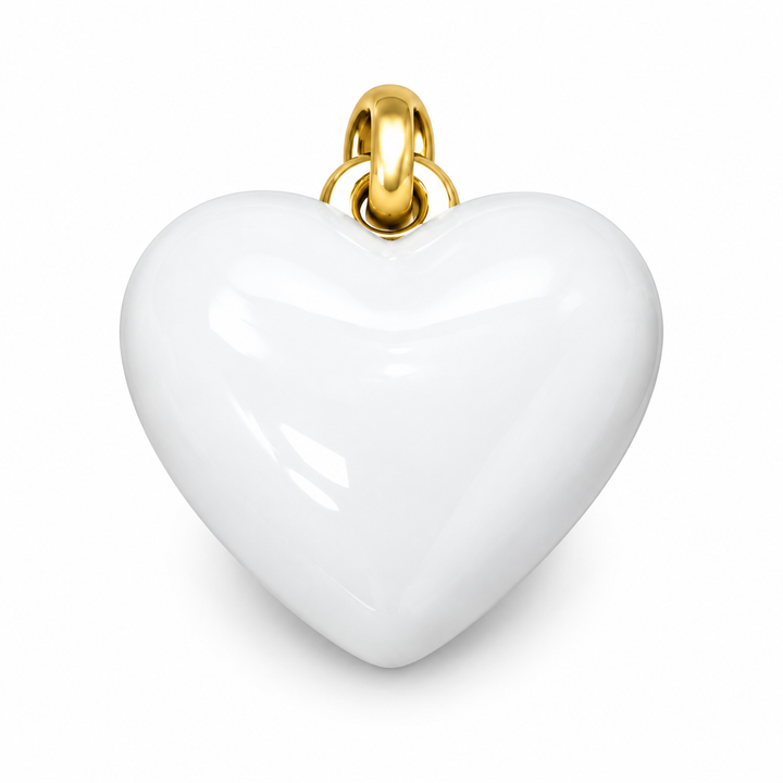 Enamel Heart Charm