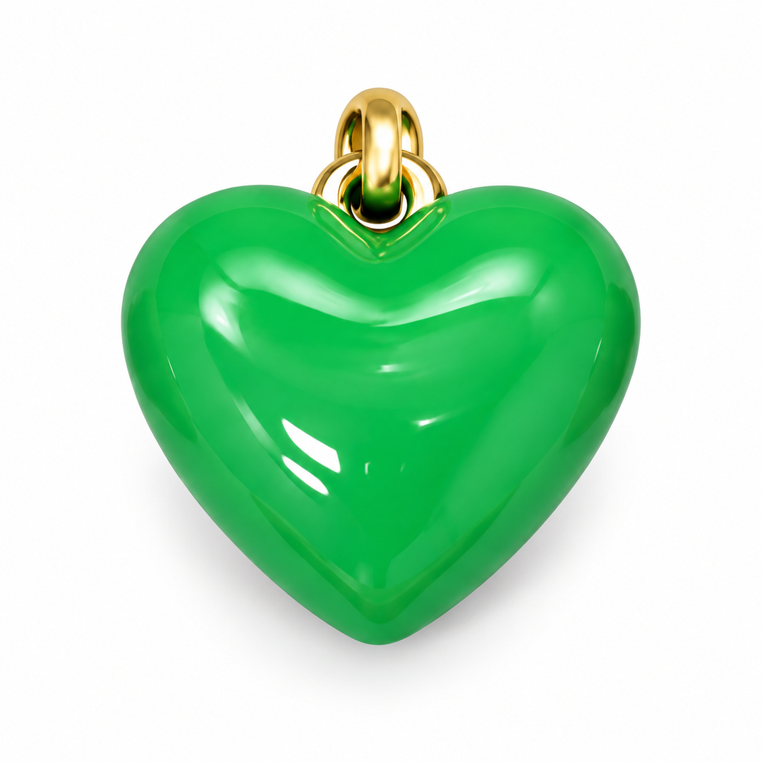 Enamel Heart Charm