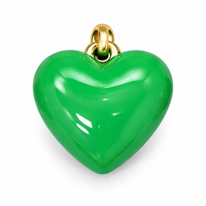 Enamel Heart Charm