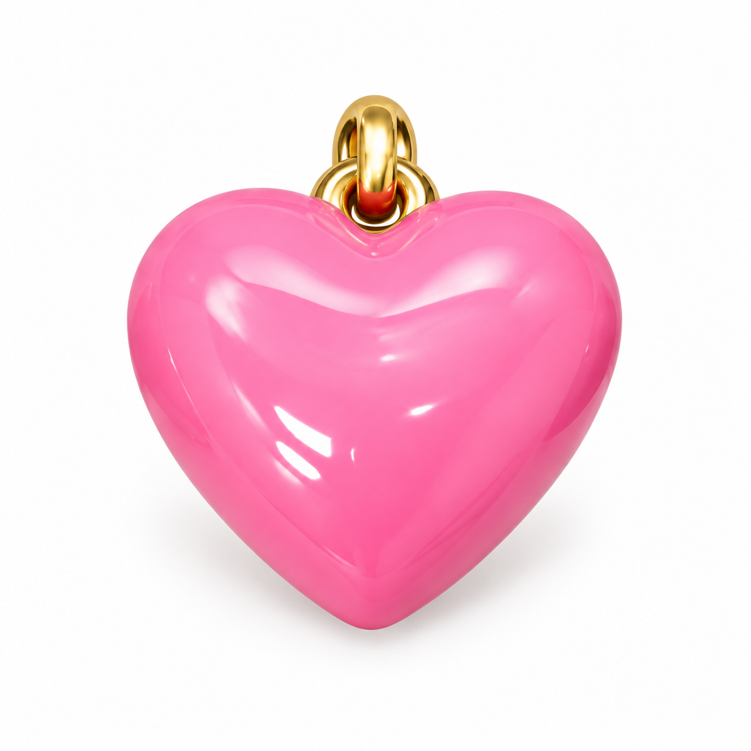 Enamel Heart Charm