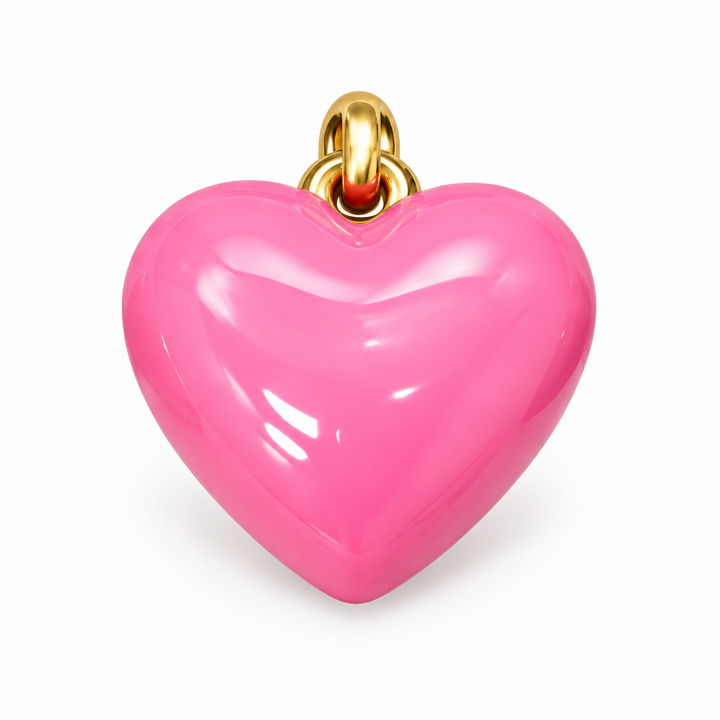 Enamel Heart Charm