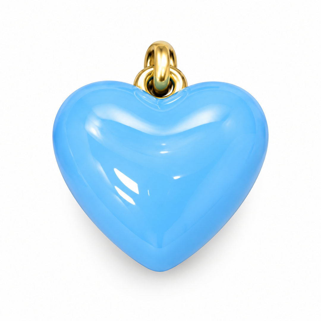 Enamel Heart Charm