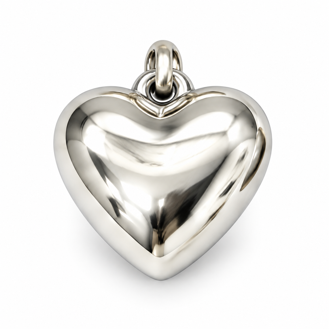Enamel Heart Charm