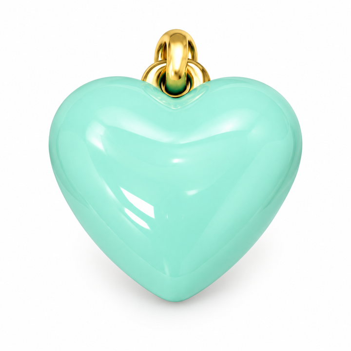 Enamel Heart Charm