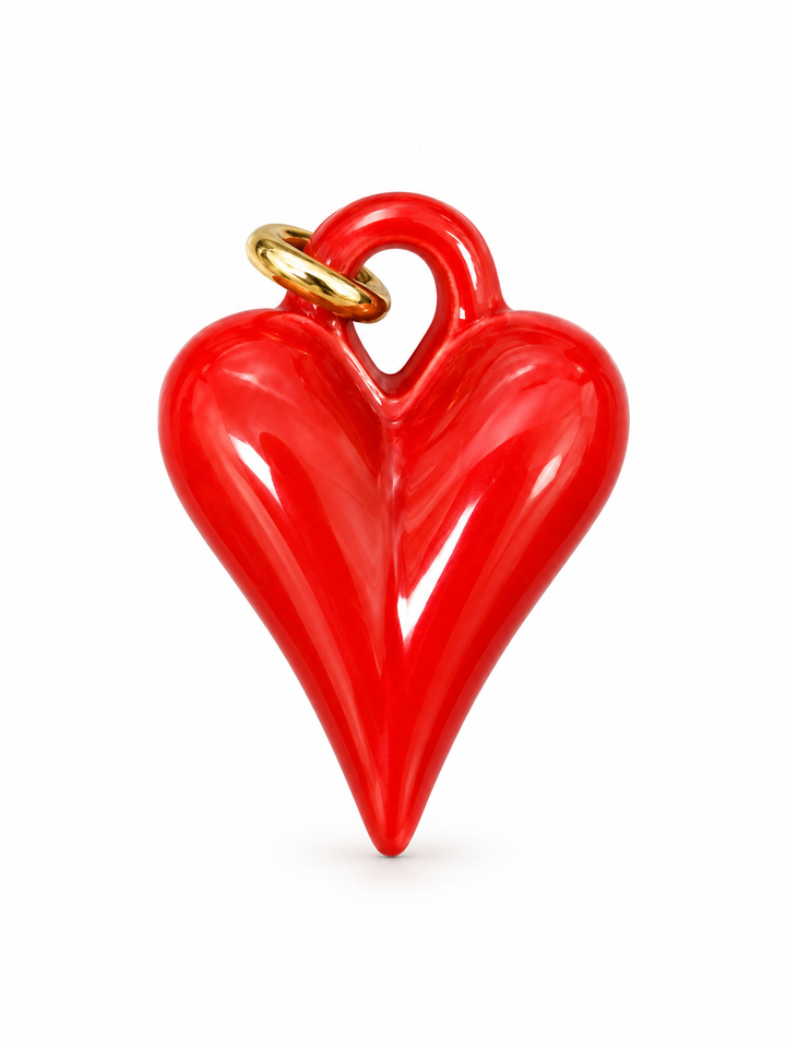 Enamel Heart pendant