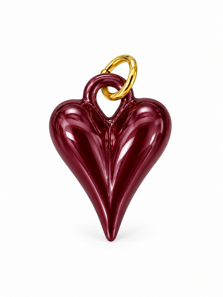 Enamel Heart pendant