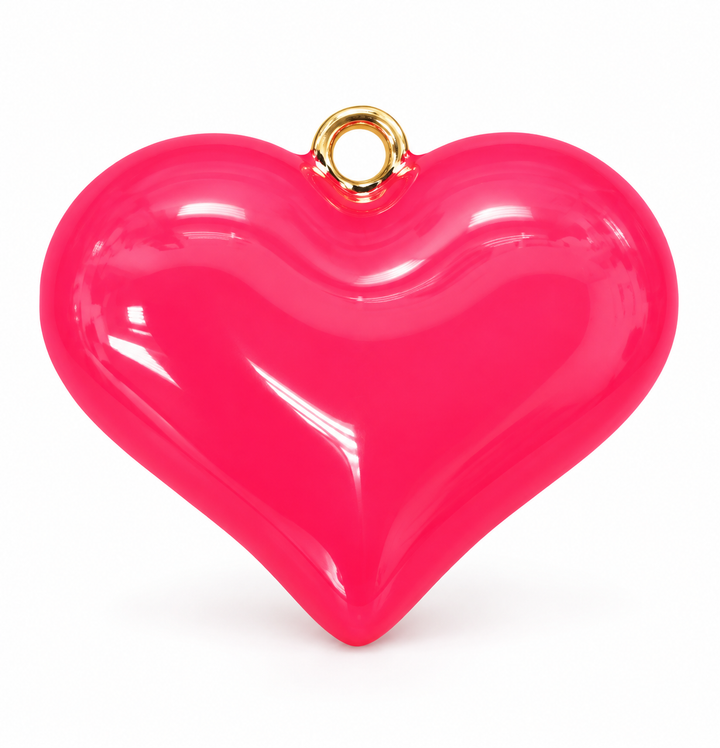 Glass Heart Pendant