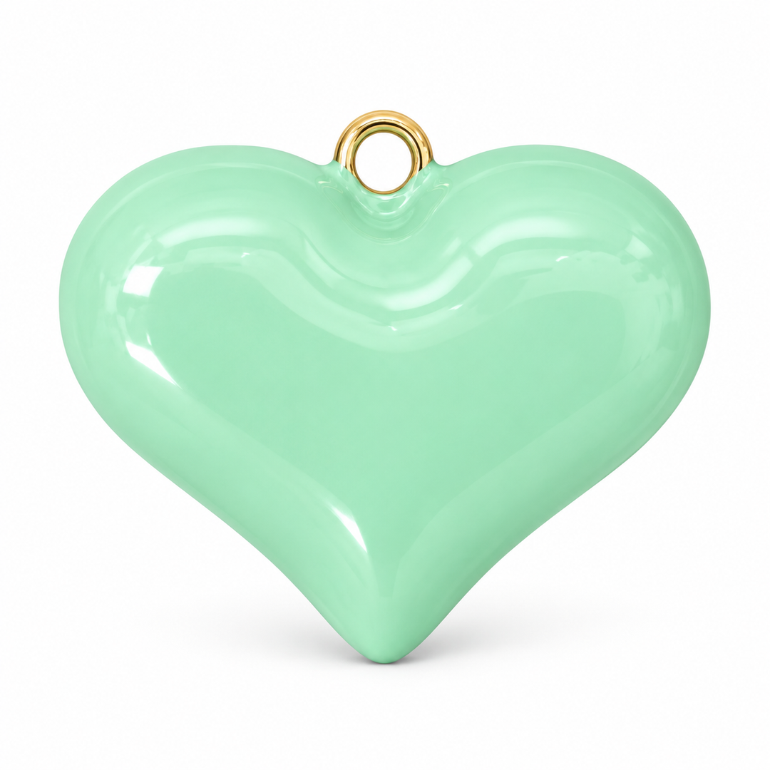 Glass Heart Pendant