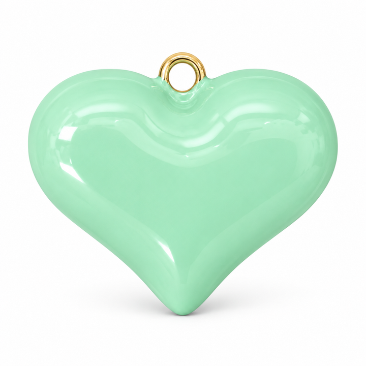 Glass Heart Pendant