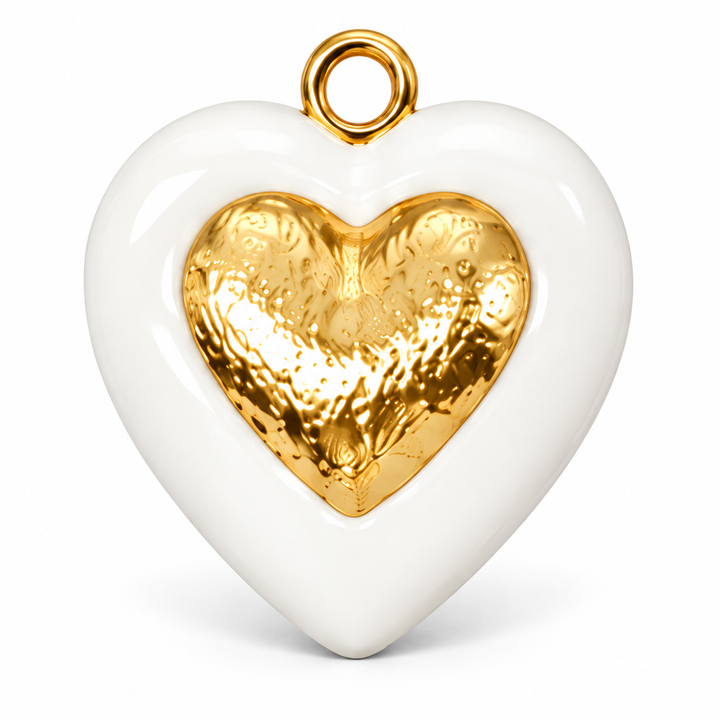 Enamel Heart Pendant