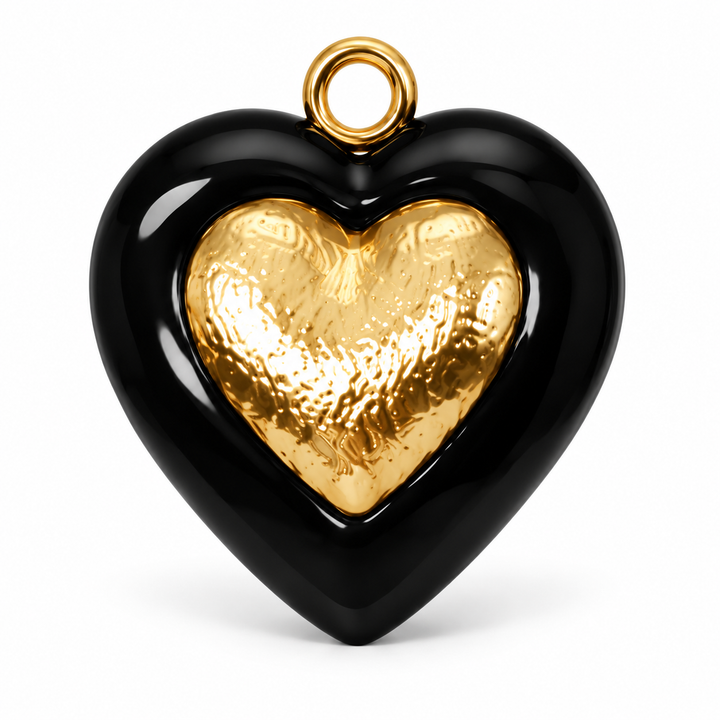 Enamel Heart Pendant