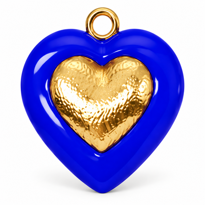 Enamel Heart Pendant