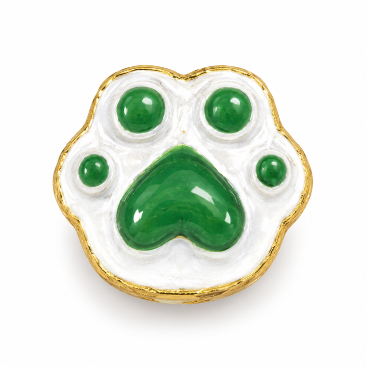 Hand Painted Paw Spacer