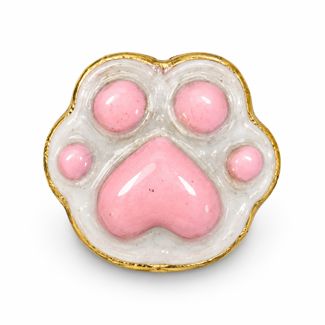 Hand Painted Paw Spacer