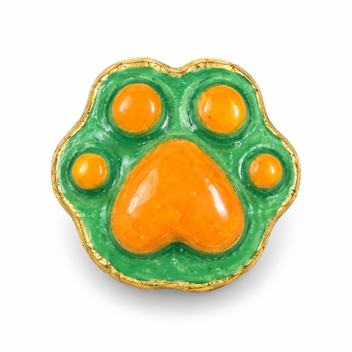 Hand Painted Paw Spacer