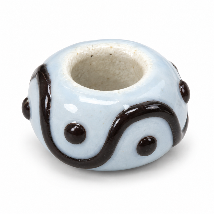 Hand Painted Spacer Donut Charm