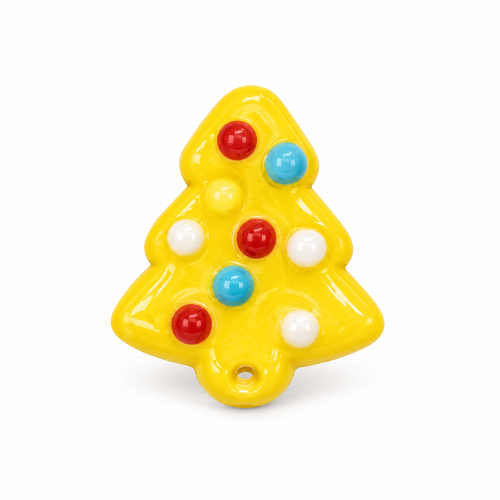 Hand Painted Christmas Tree Spacer