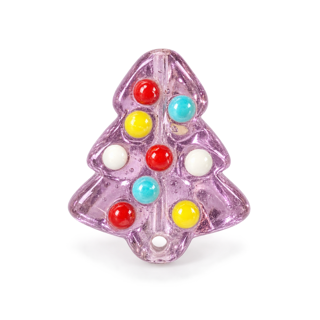 Hand Painted Christmas Tree Spacer