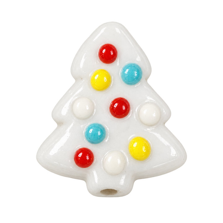 Hand Painted Christmas Tree Spacer