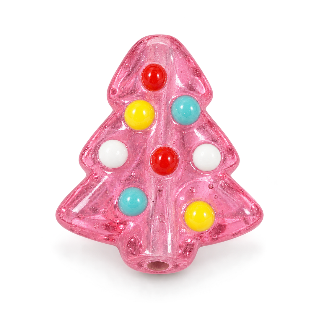 Hand Painted Christmas Tree Spacer