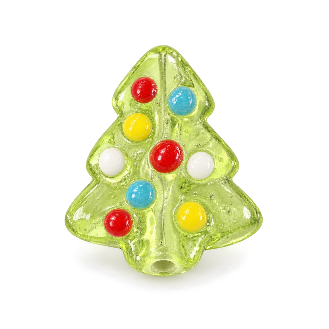 Hand Painted Christmas Tree Spacer