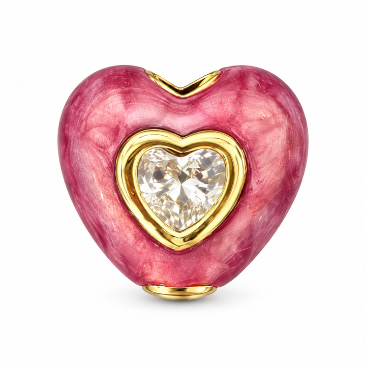 Enamel Heart Spacer