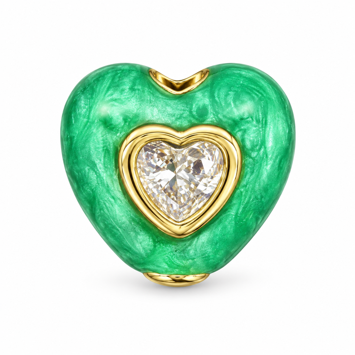 Enamel Heart Spacer