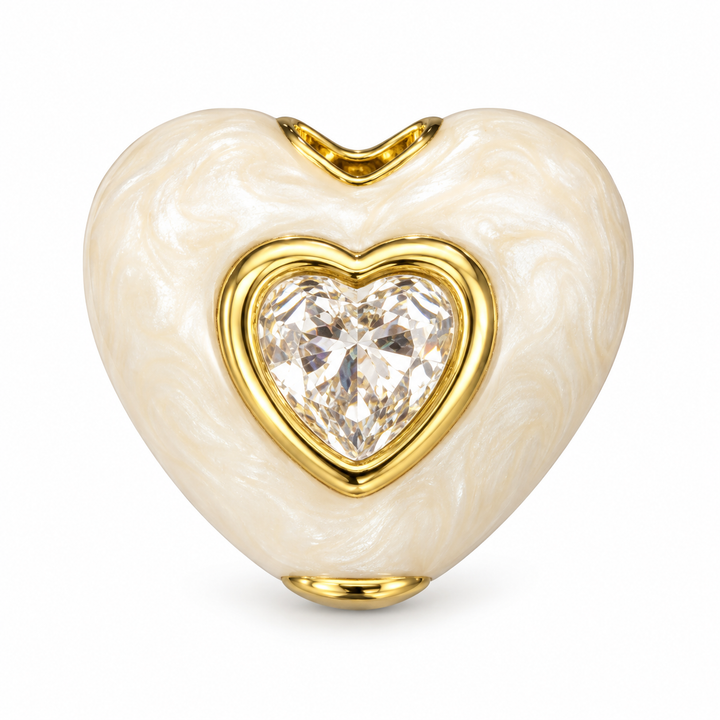Enamel Heart Spacer