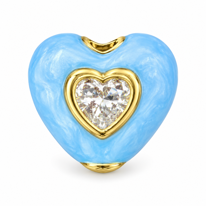 Enamel Heart Spacer