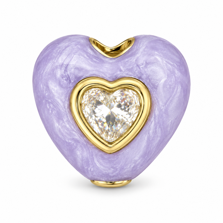 Enamel Heart Spacer
