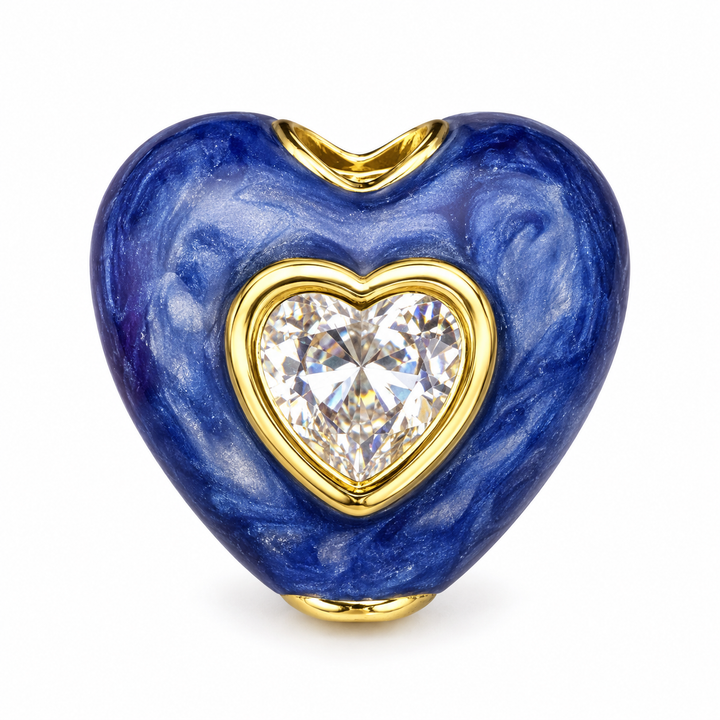 Enamel Heart Spacer