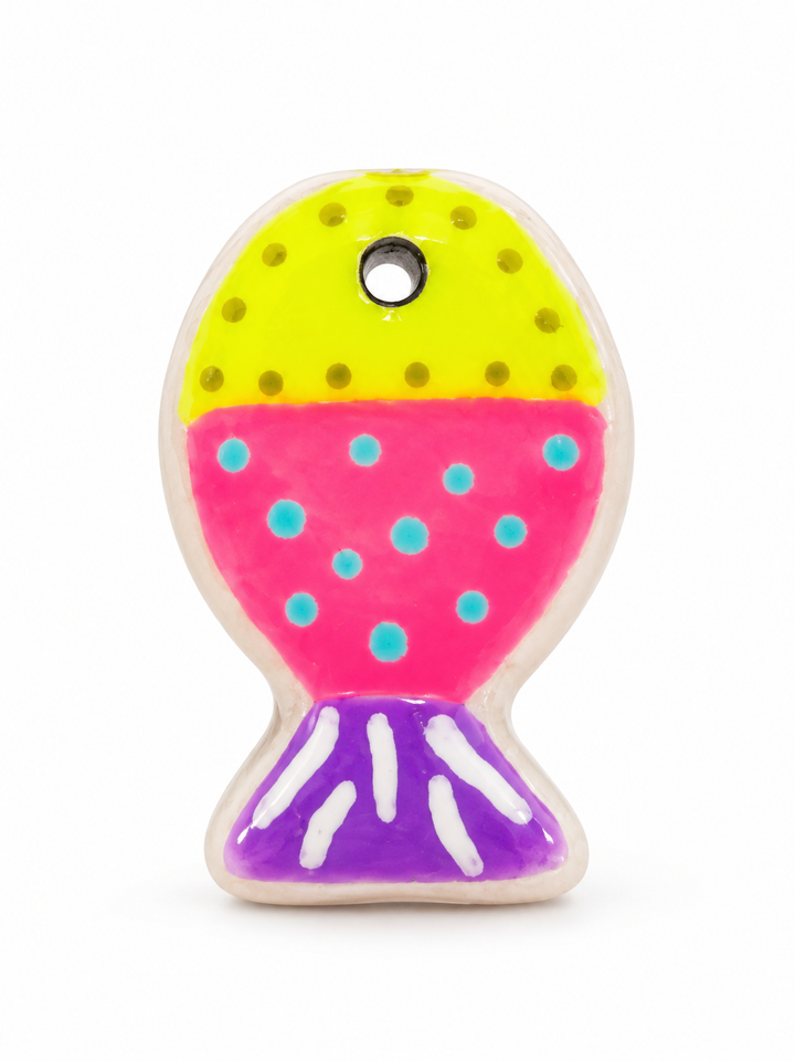 Hand Painted Fish Spacer