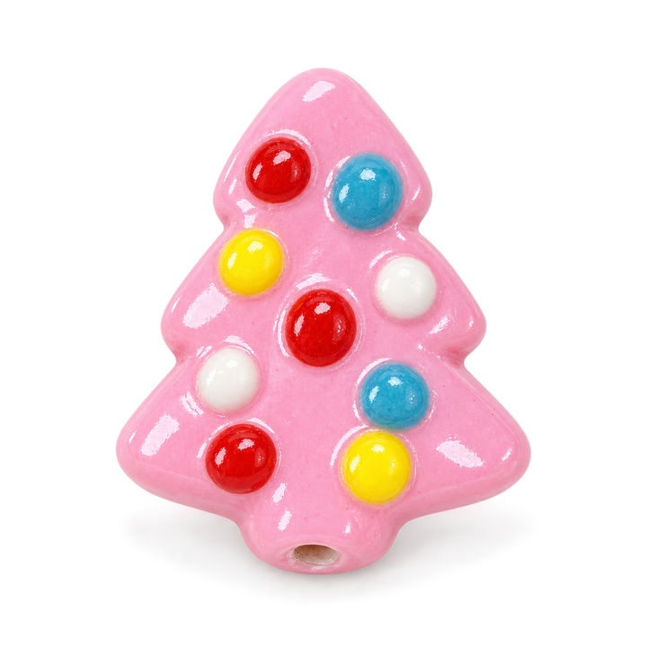 Hand Painted Christmas Tree Spacer