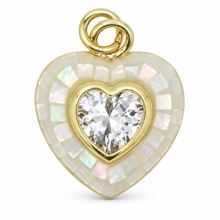 Abalone Heart Pendant