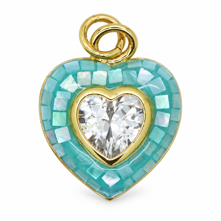 Abalone Heart Pendant