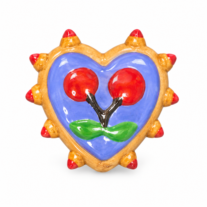 Hand Painted Heart Spacer