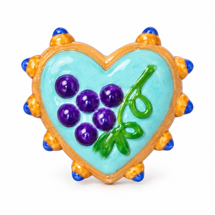 Hand Painted Heart Spacer
