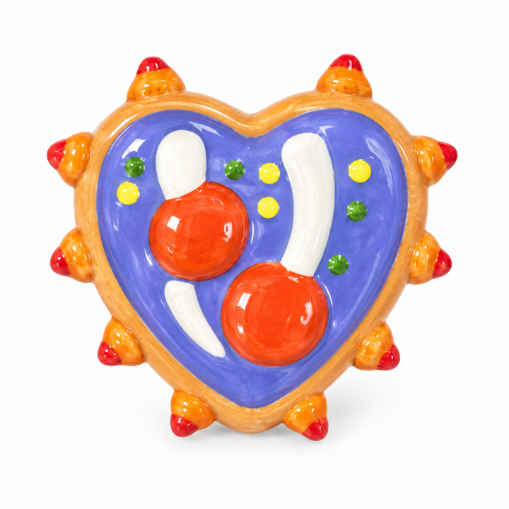 Hand Painted Heart Spacer