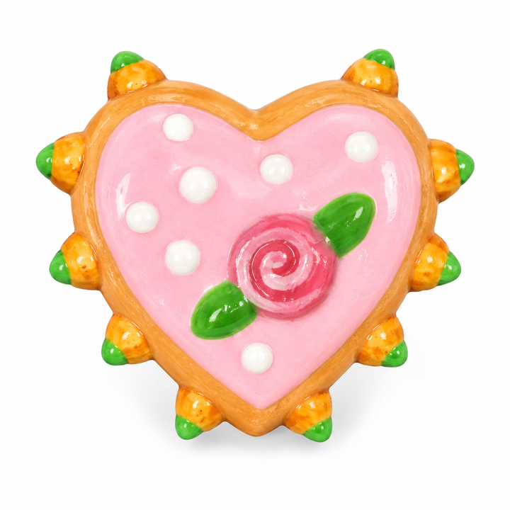 Hand Painted Heart Spacer