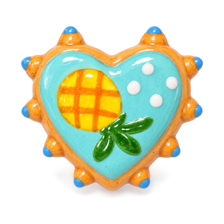 Hand Painted Heart Spacer