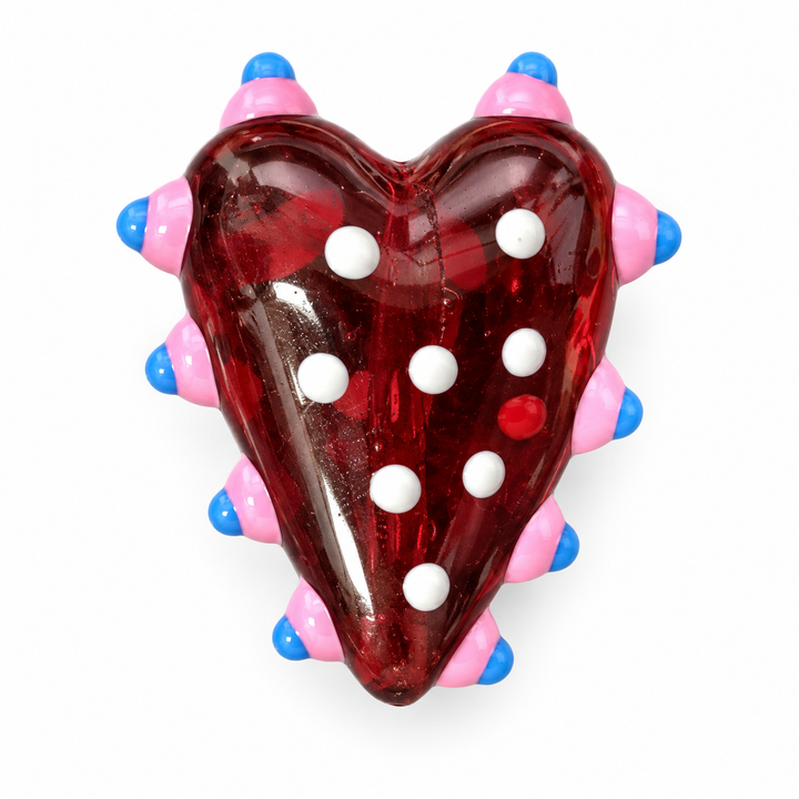 Hand Painted Heart Spacer