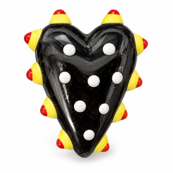 Hand Painted Heart Spacer